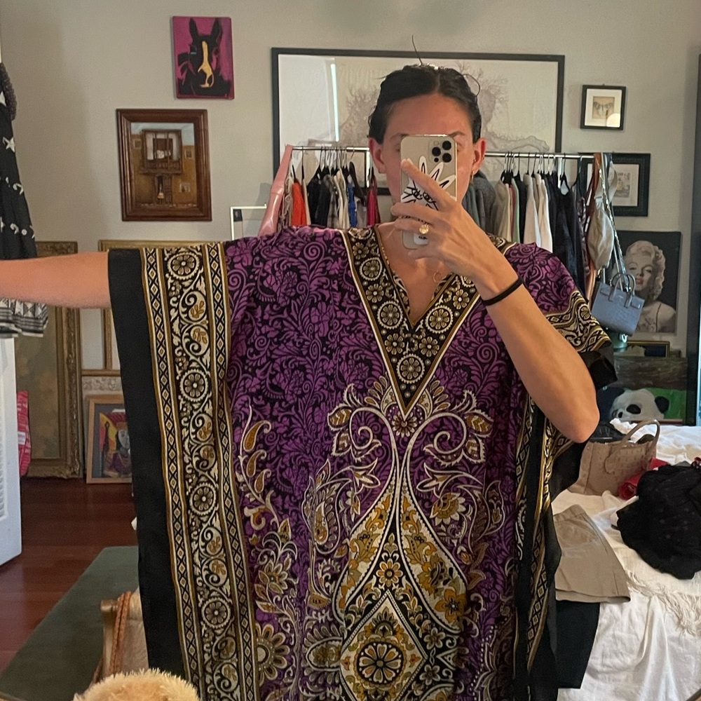 Purple caftan
